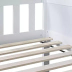 Letto a castello triplo con 2 scale, divisibile in 3 letti singoli per camerette piccole