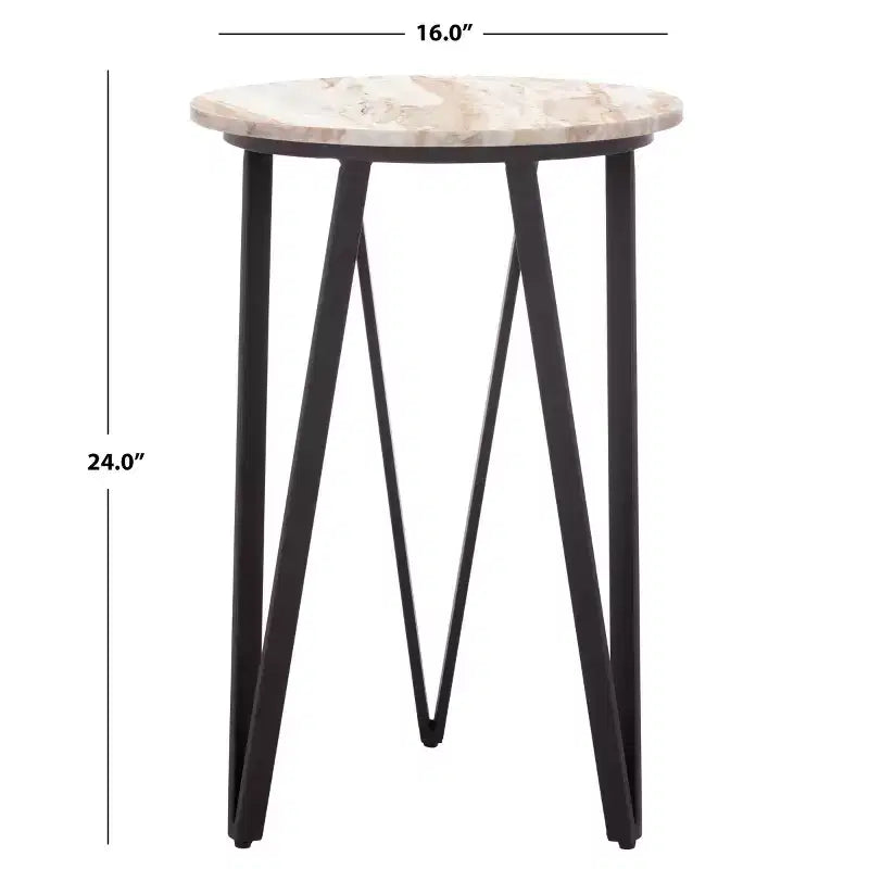 Tavolino in marmo - ACC3753 - Marmo/Nero