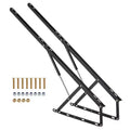 VEVOR Bed Lift, 59x79 in Compatible Extra-large Size 309 lbs Load Bearing, DIY Wall Bed Mechanical Hardware Kit Vertical Deluxe, Black