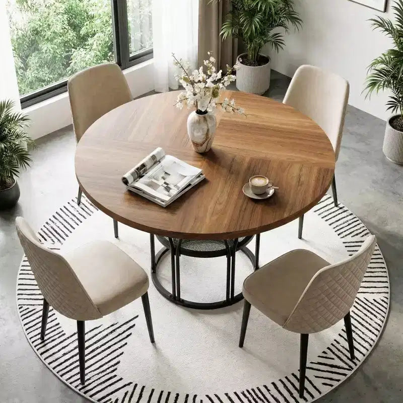 Consolle Lunga 160 cm, Tavolo da Ingresso Stile Rustico con 2 Cassetti e Gambe a X per Ingresso, Corridoio, Soggiorno, Marrone Caldo
