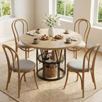 Consolle Lunga 160 cm, Tavolo da Ingresso Stile Rustico con 2 Cassetti e Gambe a X per Ingresso, Corridoio, Soggiorno, Marrone Caldo