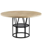 Consolle Lunga 160 cm, Tavolo da Ingresso Stile Rustico con 2 Cassetti e Gambe a X per Ingresso, Corridoio, Soggiorno, Marrone Caldo