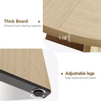 Cassettiera a 9 cassetti con design senza maniglie, cassettiera moderna in legno bianco opaco per camera da letto, cassettiera per soggiorno