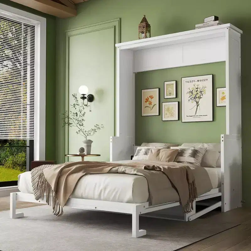 Struttura letto a scomparsa Queen Wood, Letto a scomparsa salvaspazio