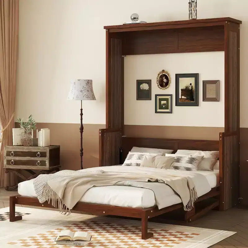 Struttura letto a scomparsa Queen Wood, Letto a scomparsa salvaspazio