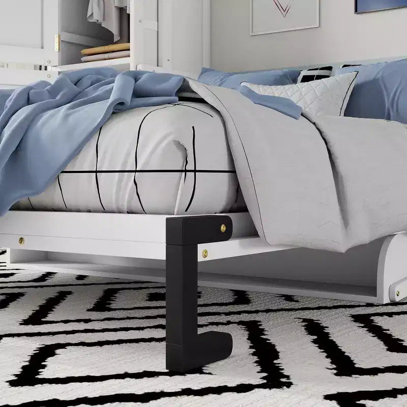 Struttura letto a scomparsa Queen Wood, Letto a scomparsa salvaspazio