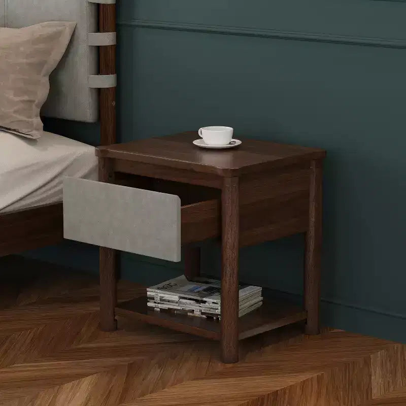 Moderni Set Camera da Letto in Legno da 3 Pezzi con Testiera e 2 Comodini