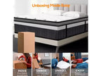 Materasso in Offerta, Materasso Ibrido Queen da 14 Pollici in Scatola con Memory Foam in Gel, Supporto a Molle Insacchettate a Zone, Sonno Rinfrescante, Sensazione Media