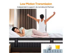 Materasso in Offerta, Materasso Ibrido Queen da 14 Pollici in Scatola con Memory Foam in Gel, Supporto a Molle Insacchettate a Zone, Sonno Rinfrescante, Sensazione Media