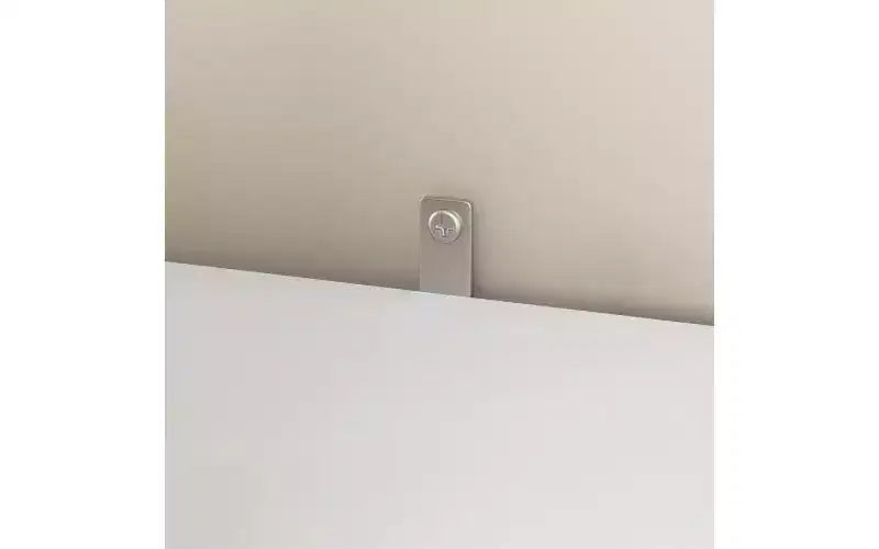 Cassettiera a 9 cassetti con design senza maniglie, cassettiera moderna in legno bianco opaco per camera da letto, cassettiera per soggiorno