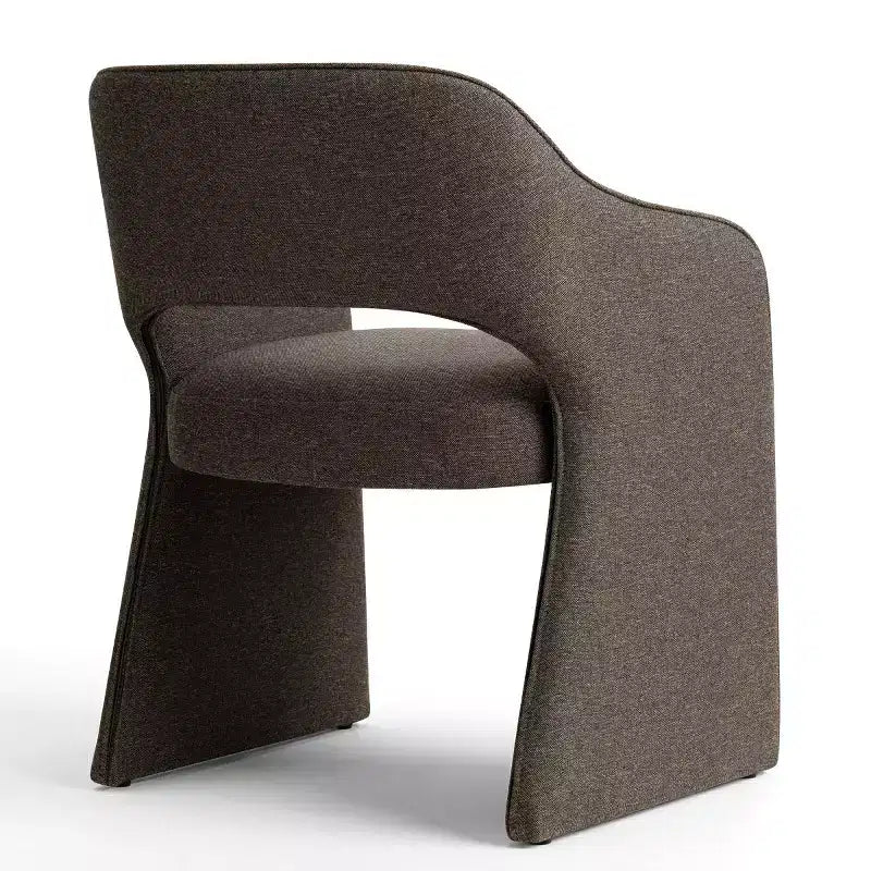 Sedie da pranzo moderne imbottite set da 2, sedie da sala da pranzo completamente imbottite con schienale curvo e bracciolo integrato, sedie d'accento
