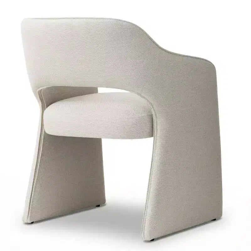 Sedie da pranzo moderne imbottite set da 2, sedie da sala da pranzo completamente imbottite con schienale curvo e bracciolo integrato, sedie d'accento