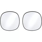 Uttermost Webster Black 34 Round Wall Mirrors Set of 2