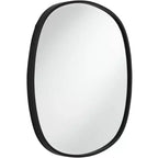 Specchi da parete rotondi neri 34 - Set di 2