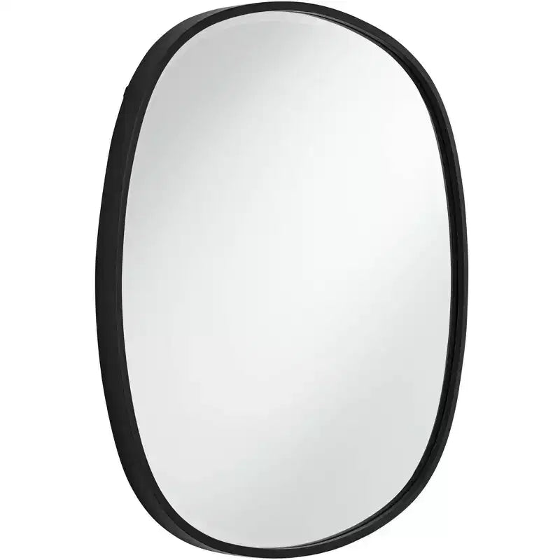 Specchi da parete rotondi neri 34 - Set di 2