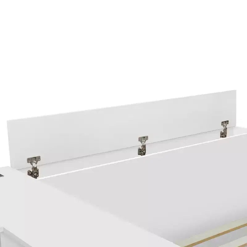 Letto completo con 6 cassetti, scrivania, armadio e guardaroba