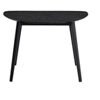 HomeRoots 43 Black Wood Dining Table