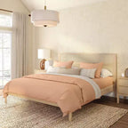 Elio Rattan King Bed