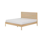 Letto matrimoniale in rattan