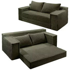 Divano Letto Convertibile, Divano Letto Senza Struttura con 2 Cuscini, Divano Estraibile Pieghevole, Divano Letto a Due Posti, Divano Futon per Soggiorno Camera da Letto