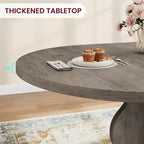 Tavolo da pranzo ovale allungabile salvaspazio per 4-8 persone - Piano in legno estensibile da 120-160 cm - Robusta struttura in metallo - Tavolo da cucina moderno stile farmhouse