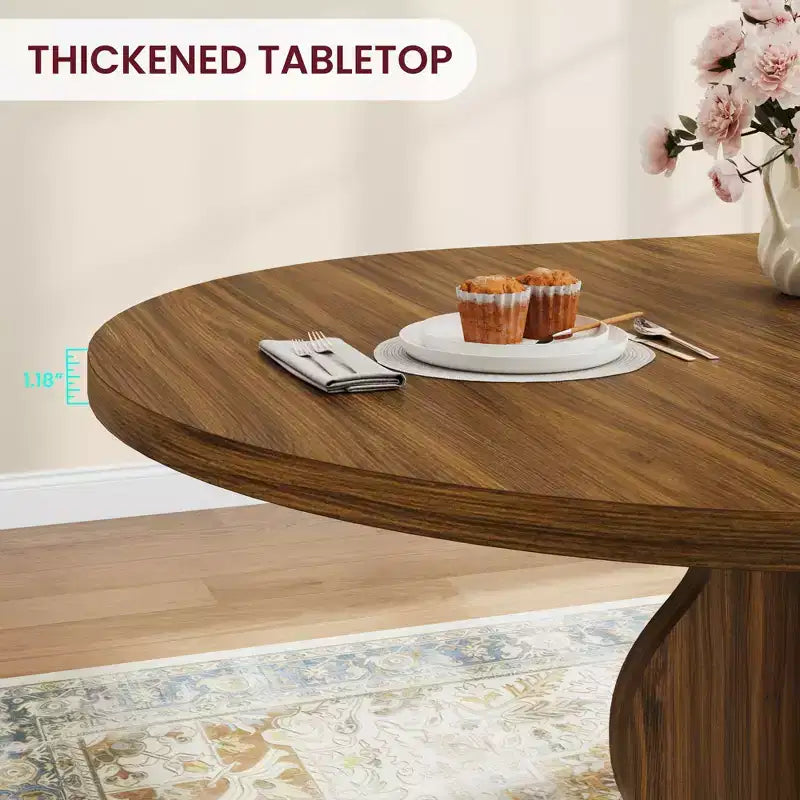 Tavolo da pranzo ovale allungabile salvaspazio per 4-8 persone - Piano in legno estensibile da 120-160 cm - Robusta struttura in metallo - Tavolo da cucina moderno stile farmhouse
