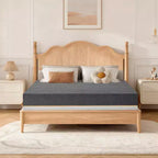 Media - Materasso a doppia faccia extra rigido King, materasso in memory foam extra rigido da 14 pollici per il mal di schiena, materasso a letto ad alta densità in scatola