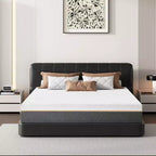Media - Materasso a doppia faccia extra rigido King, materasso in memory foam extra rigido da 14 pollici per il mal di schiena, materasso a letto ad alta densità in scatola